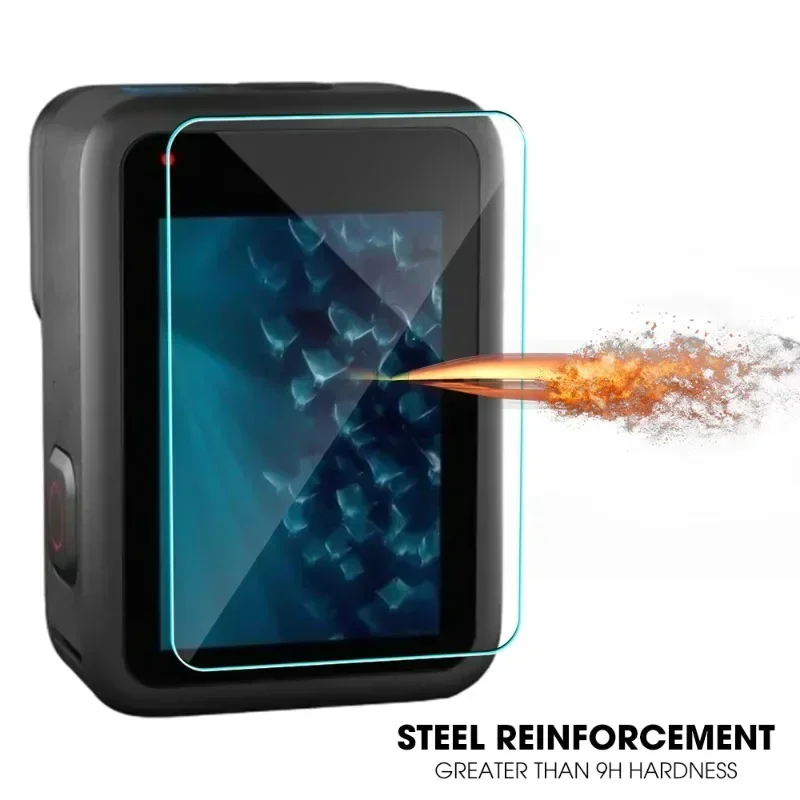 6-1Pcs Tempered Glass Screen Protector for GoPro Hero 12 11 10 9 Black Lens Screen Protector Anti-scratch Film for Go Pro Hero12