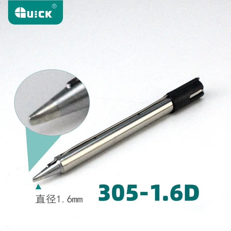 QUICK 305-1.6D Tip Original 303D Soldering Station Weldering Tip Replacement Tool