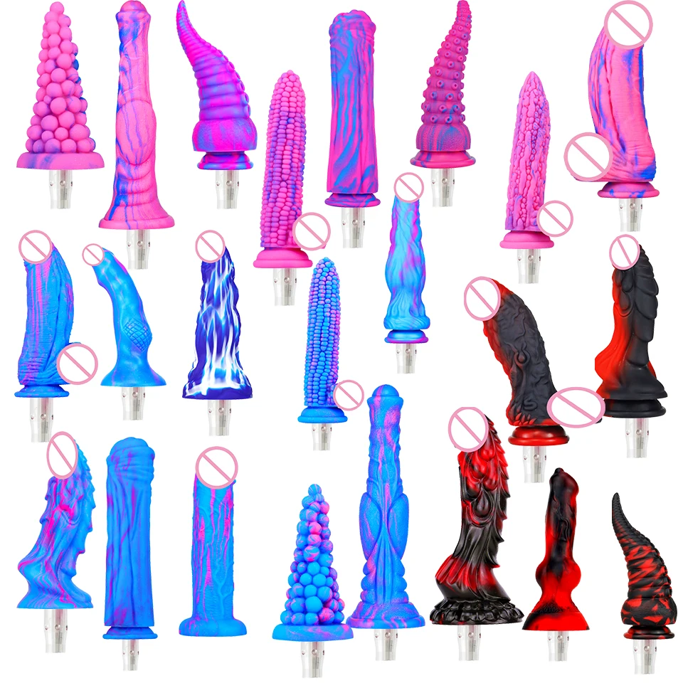 FREDORCH Silicone Anal Dildos for Vac-u-Lock Sex Machine Animal dildos Realistic Adult Masturbation Fixed to prevent rotation