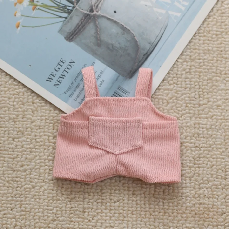 Labubu-ropa para muñeca, monos, accesorios, cámara pequeña, 15/17cm, Labubu V1 V2 V3, ropa para muñeca de peluche, juguete de bolsillo para regalo