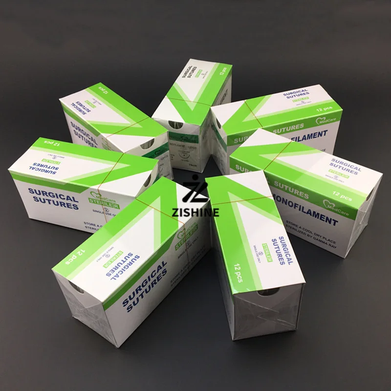 Dental Implant Sutures: Disposable Nylon 4-0 (Reverse Cutting Needle with Round Body)