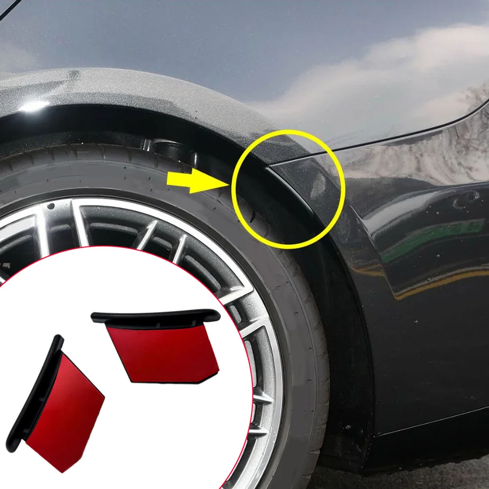 

2Pcs Car Rear Bumper Fender Extension Wheel Arch Covers For Mercedes-Benz C Class W206 C260 C350 C43 C63 AMG 2021 2022 2023