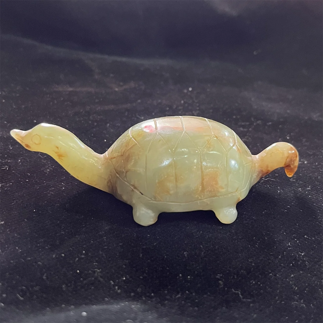 

1pcs/lot Handicrafts unique products jade animal cattle turtle ornaments fine workmanship excellent quality Collectible gifts