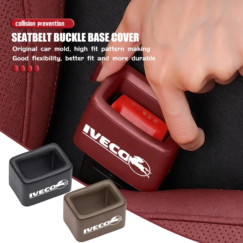 Protectores de Hebilla de Cinturón de Seguridad para Automóviles IVECO, Protectores de Clip para Cinturón de Seguridad, Accesorios Eurocargo ‌   4x2 4x4 GNC S-Way Diario
