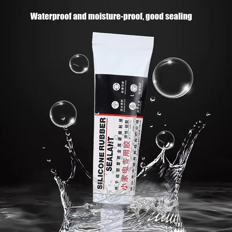 Silikon-Dichtstoff, wetterfest, selbstklebend, elektronisches Silikon-Isolierdichtmittel, wasserdicht, für Leiterplatten, LED-Lampen, Geräte