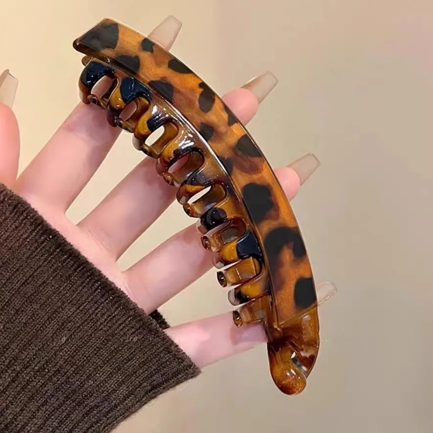

Oversized Claw Clip for Women Wide Banana Clip with Anti Slip Teeth Natural Voluminous Ponytail Hair Accessories 2025