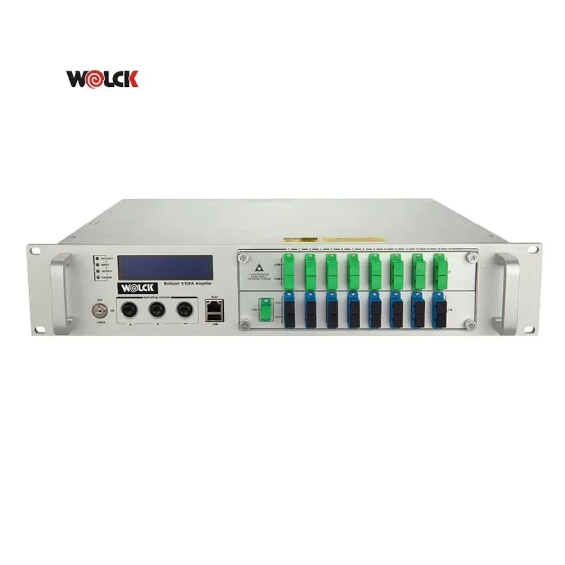 Hot Sale 1550nm CATV 16 Puertos 16 Puert 16 Port Pon 23dbm Wdm Fiber Optical Amplifier EDFA with Input