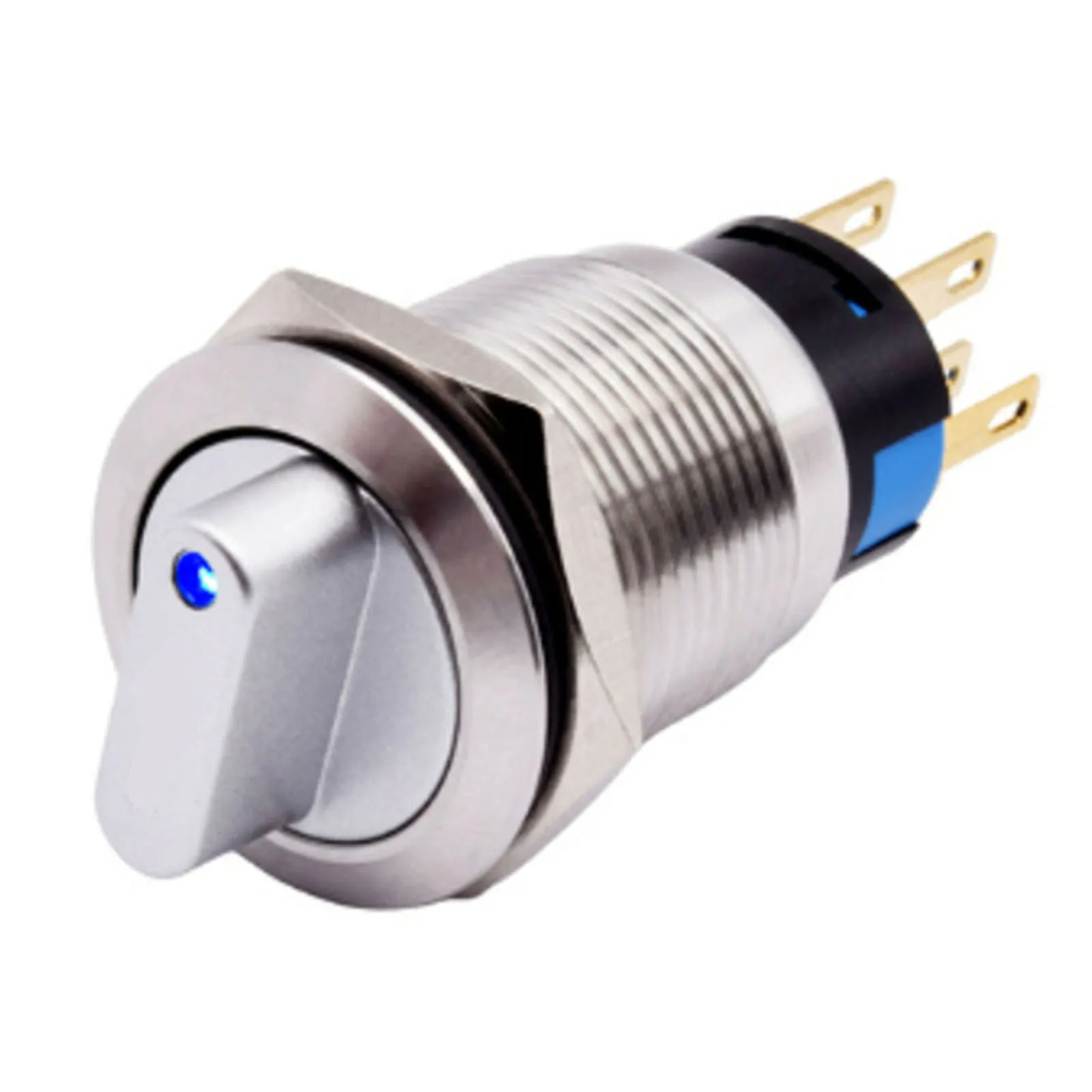 3 Positions Switch Latching Push Button Low Light Conditions 3-6V Rated Voltage IK09/IP66 Protection Self-locking