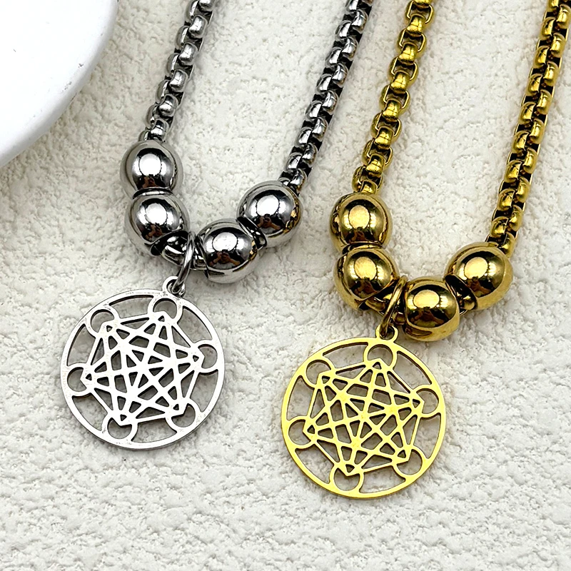 ヨガ ヒンドゥー教 仏教 7チャクラブレスレット 女性男性用 ステンレス製 神聖幾何学的エンジェルシール メタトロン ハンドチェーン ジュエリー