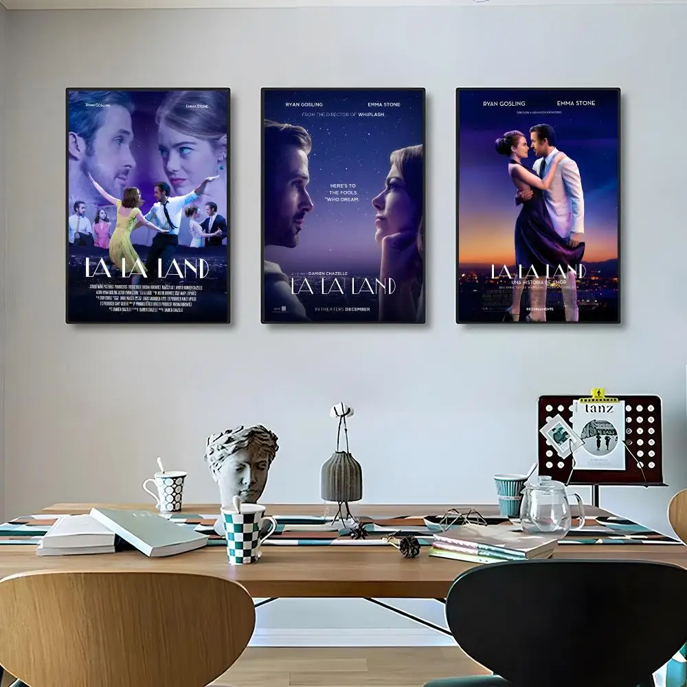L- La La Land Poster Classic poster and wall art prints are suitable for living rooms, bedrooms, bars
