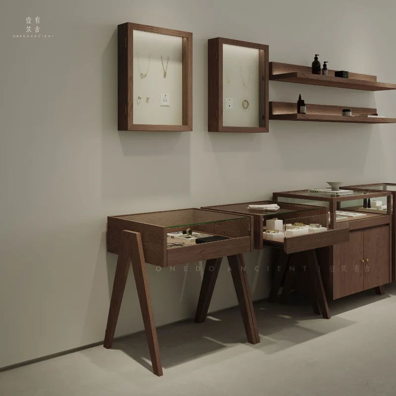 

Стойки для приема ювелирных изделий в стиле ретро, модные стойки для творчества, современная офисная мебель Sportello Di Ricevimento YS40CC