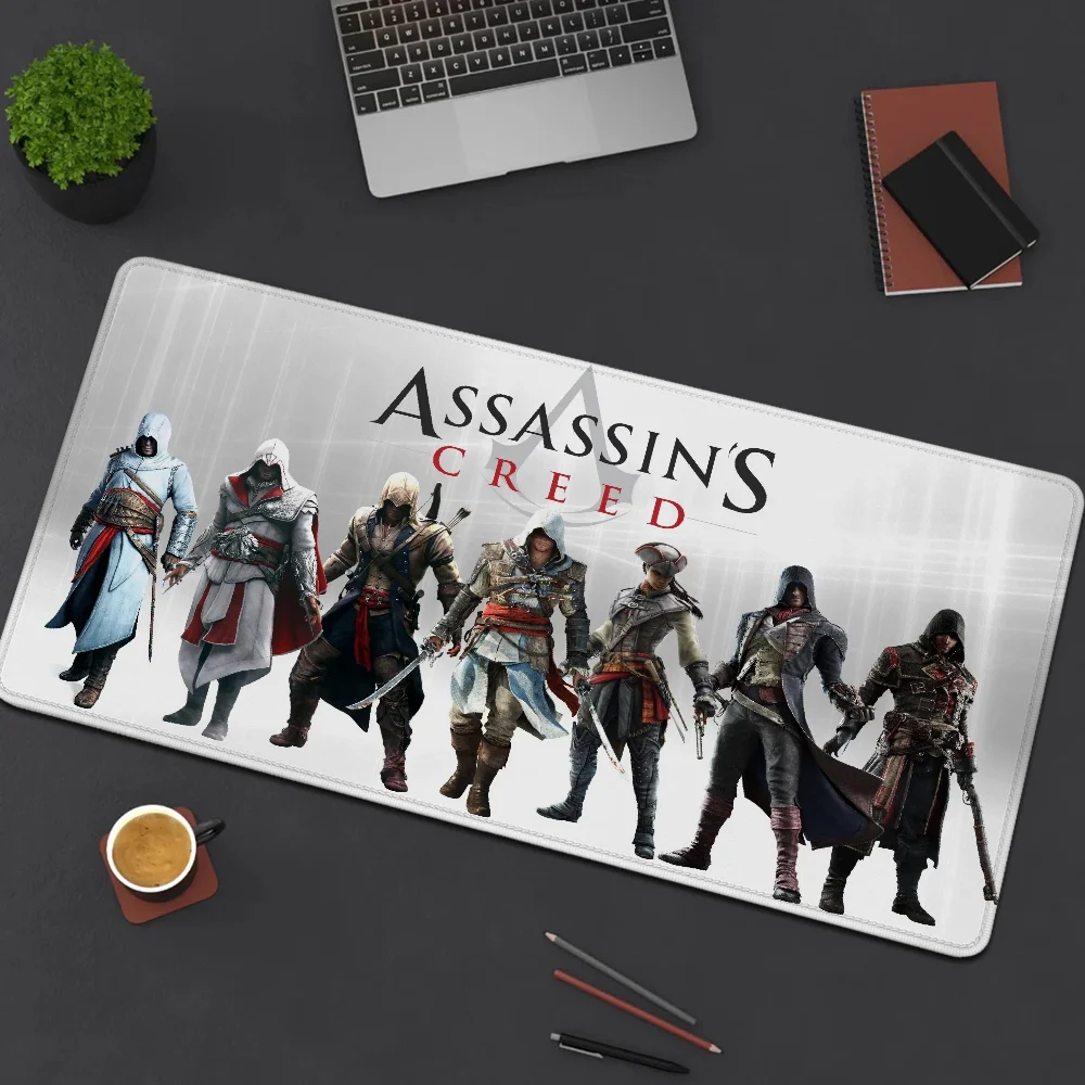 Extended Pad Assassines Creed Gaming Mat Gamer Keyboard Xxl Mouse Pad Anime Desk Accessories Pc Setup Accessories Mousepad Mats