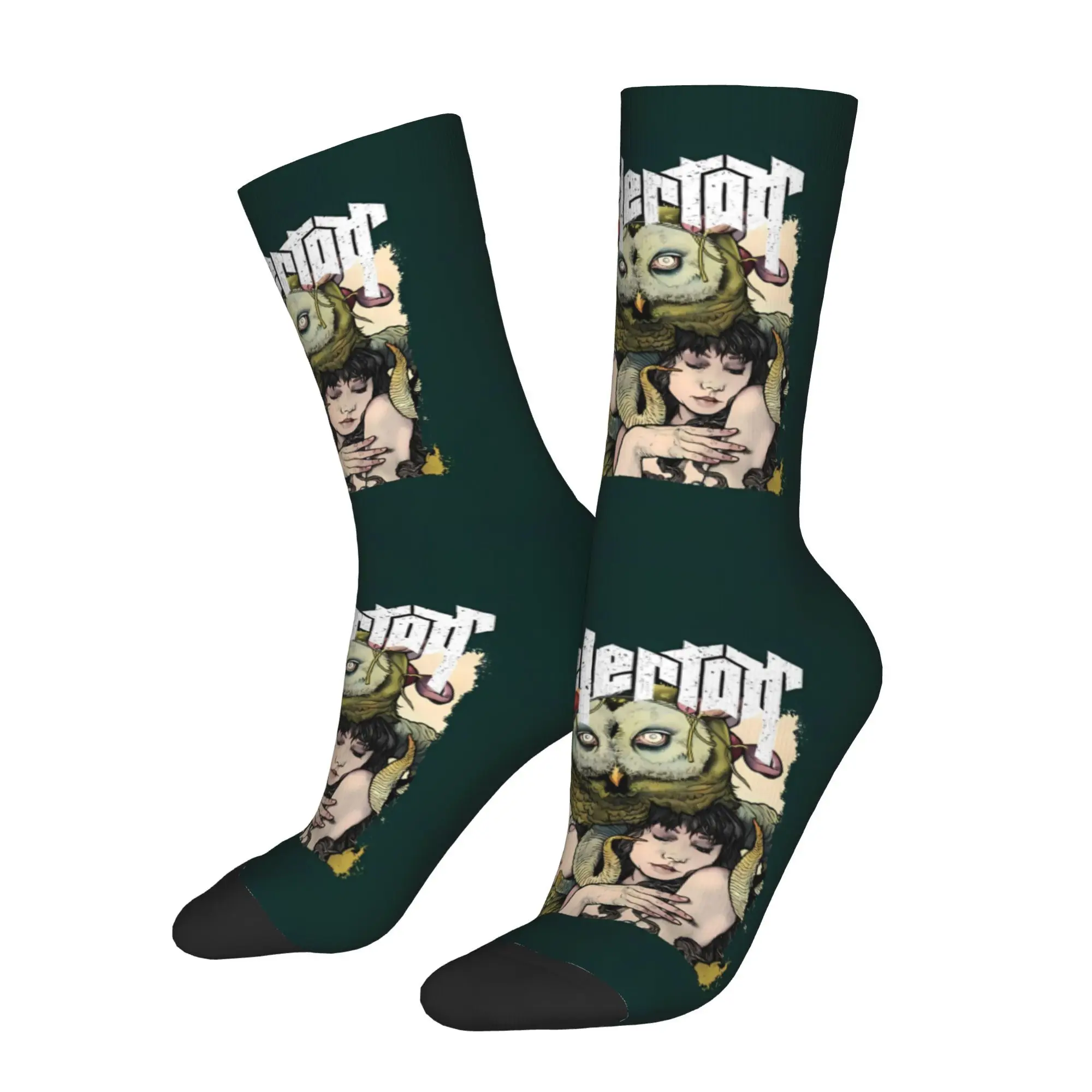 

Funny Crazy Sock for Men Germany Music Rock Band Hip Hop Pattern Printed Crew Sock Casual Gift