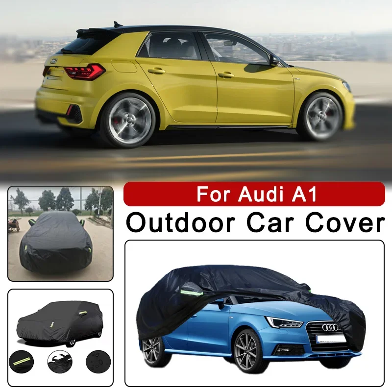 

Outdoor Car Cover Waterproof Dustproof UV Sun Protection, Full Car Protector Exterior Accessories For Audi A1 8X GB