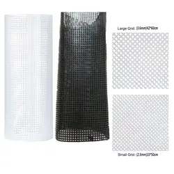 Grid Hook Crafts Craft Supplies Latch Hook Bags Thread Hook Bag Rug Plastic Mesh Cloth Hook Bags DIY Handcraft Accessory