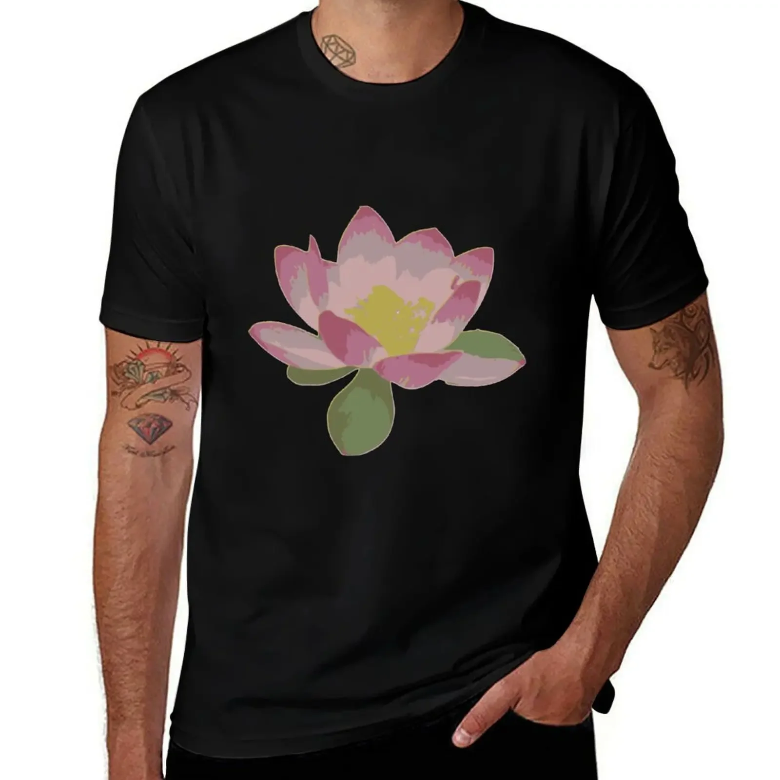 

Lotus Flower T-Shirt oversizeds boys animal print tshirts for men