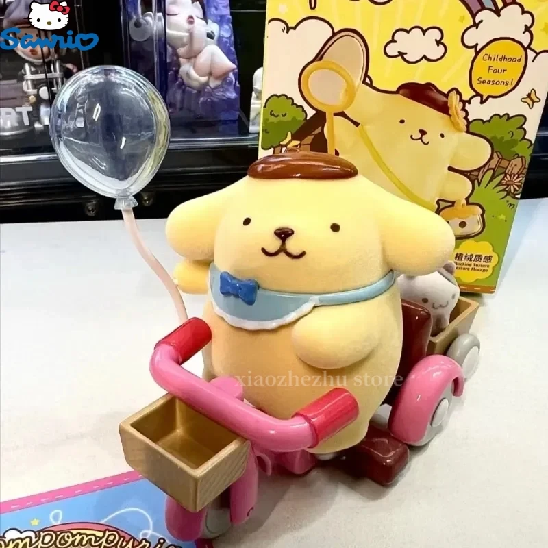 

Miniso Sanrio глухая коробка Pom Purin Four Seasons детская серия Аниме Фигурка Guss сумка Модель милые украшения декоративные подарки