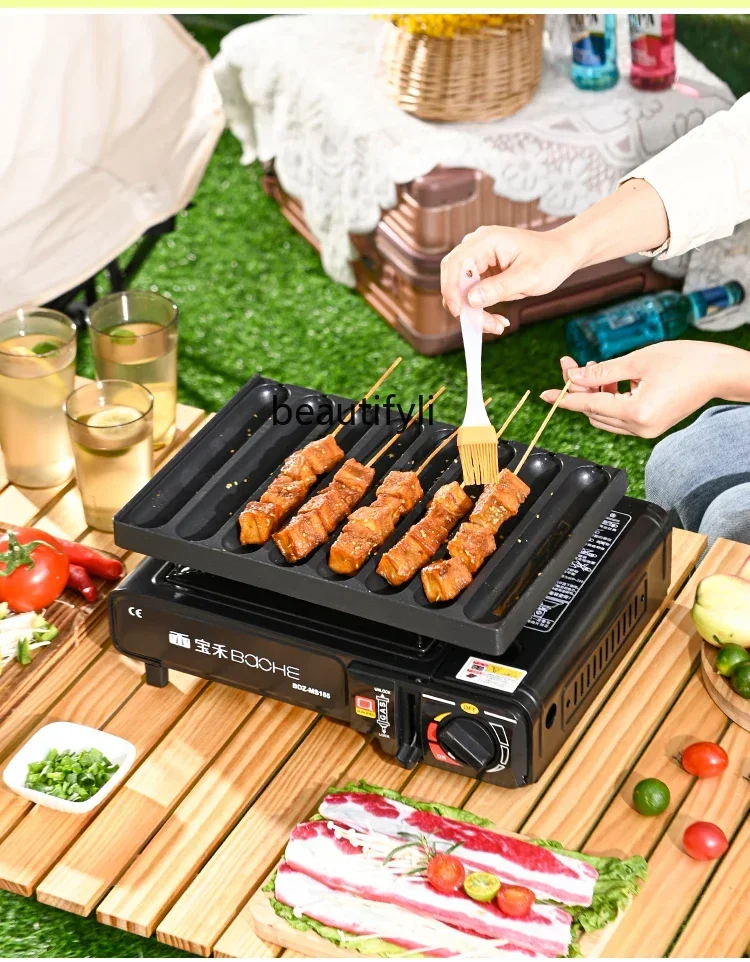 

smt61 Sausage grilling machine commercial stall starch sausage cassette oven crispy sausage baking pan