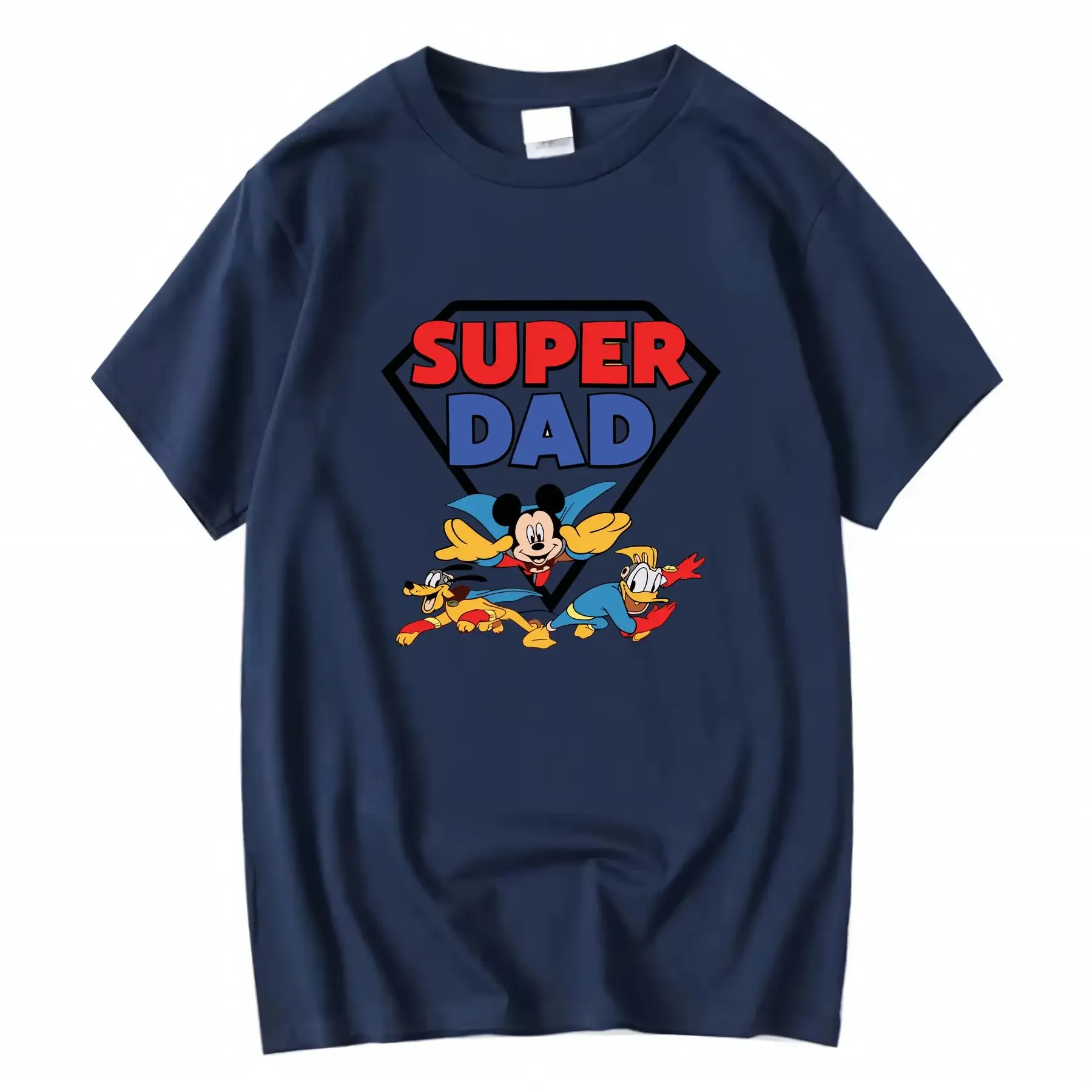تي شيرت ديزني ميكي دونالد بلوتو 100 قطن للرجال والنساء ملابس غير رسمية مثالية أو ملابس مصممة أوم مغسولة عتيقة #4
