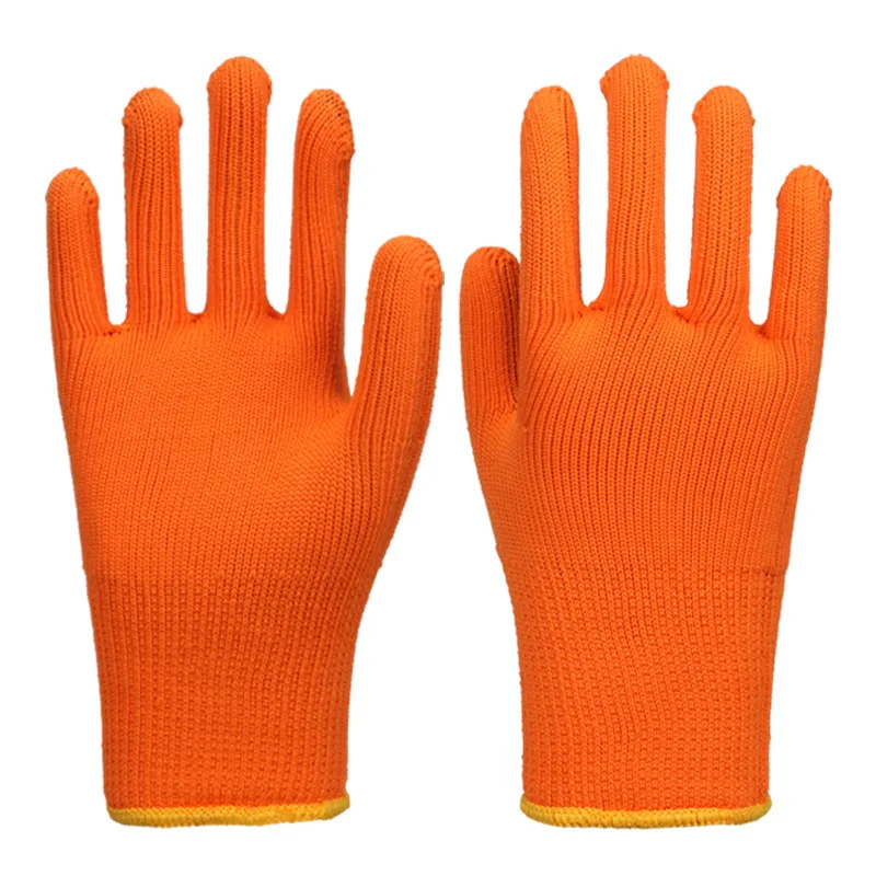 

Winter labor protection gloves, warm knitted gloves, anti-slip breathable work gloves for construction and handling