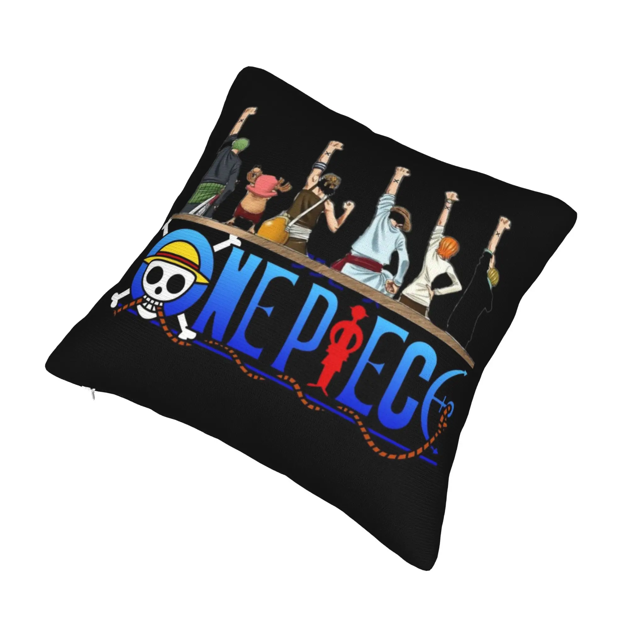 Anime One P-Pieces Nordic Pillow Cover Decoracion Salon Case  Sofa Cushion