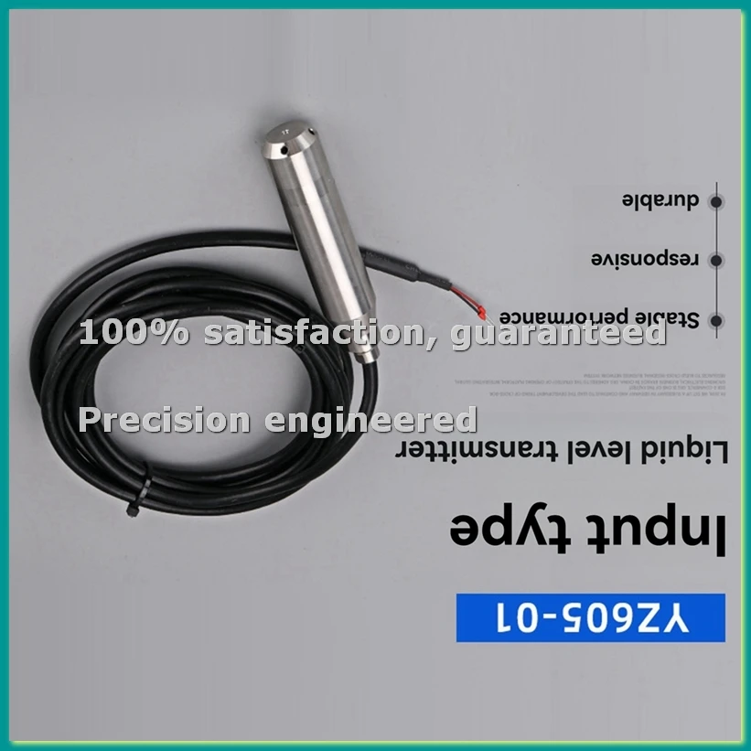 Submersible Water Level Sensor 4-20mA 0-10V Output Hydrostatic Level Sensor Transmitter Level Sensor Transducer-ABLA