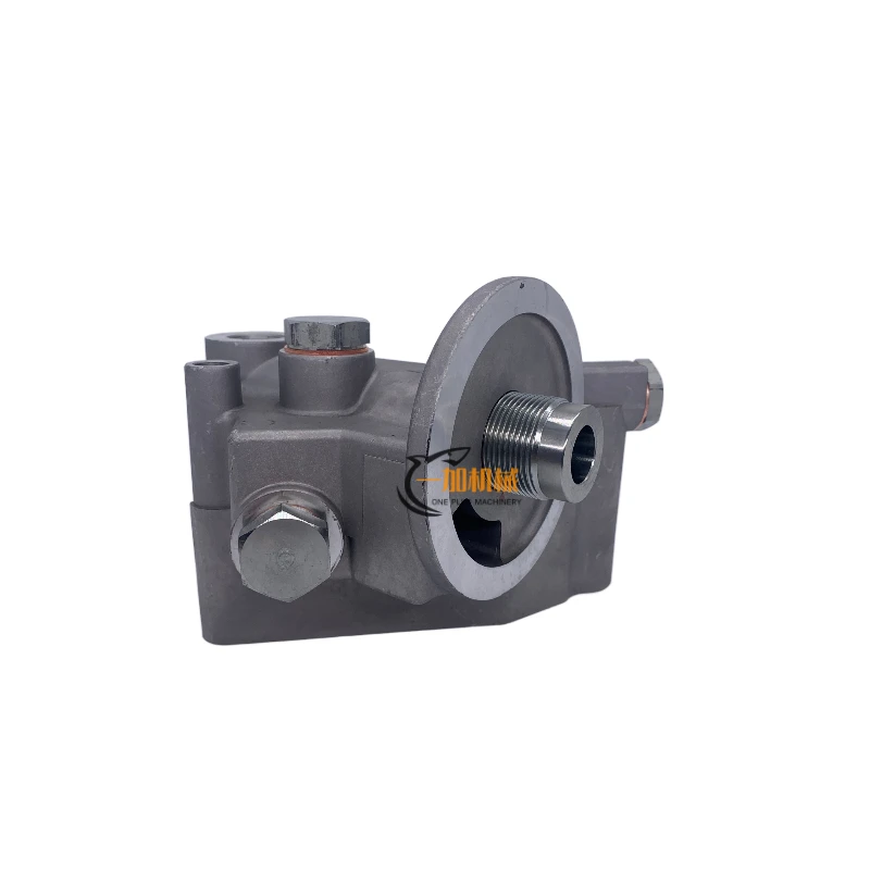 excavator for  Daewoo DH500-7 engine oil grid base oil filter aluminum base accessories