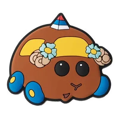 Japanese Bandai Genuine Gacha Scale Model Guinea Pig Car Soft Glue Refrigerator Sticker Dutch Mouse Shape Action Figure Toys