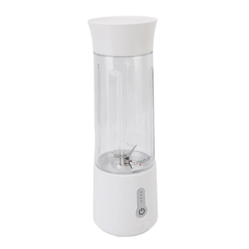 Picture 7: USB Rechargeable Smoothie Cup 500ml Portable Blender Travel Juicer 6 Blades One Click Operation Fast Charging