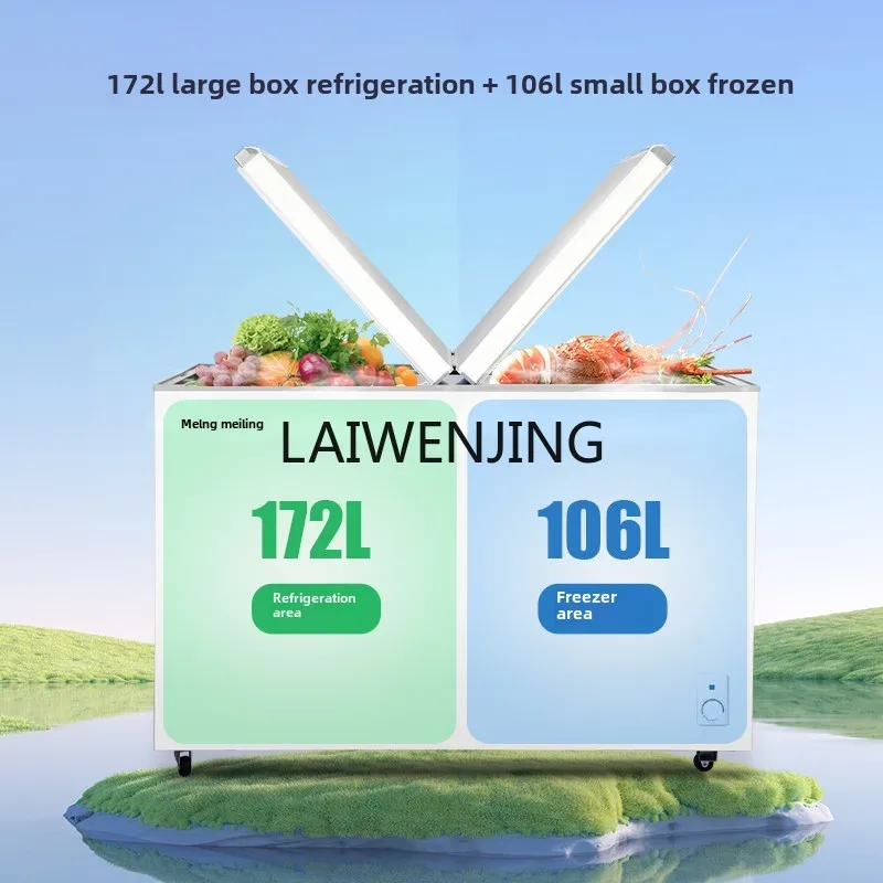 SGF freezer de temperatura dupla freezer refrigeração economia de energia geladeira de cozinha doméstica
