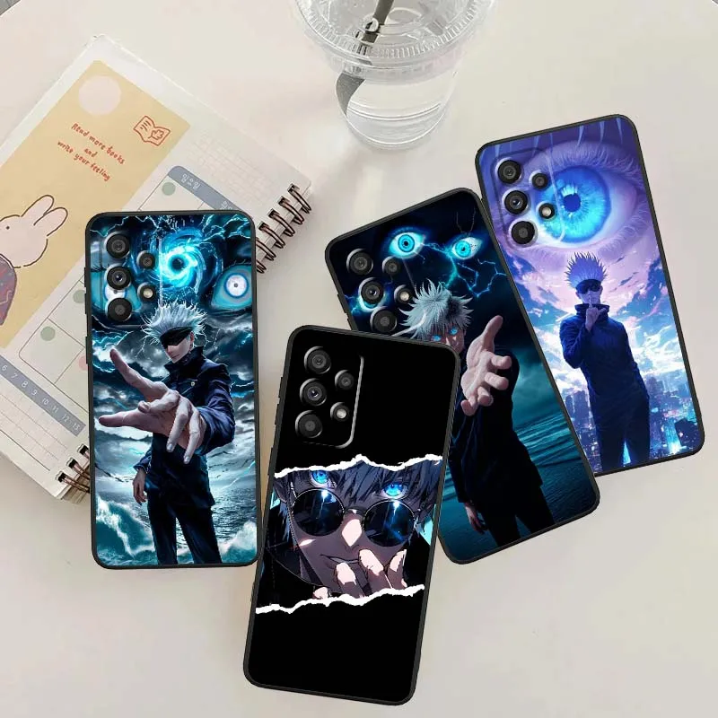 

Jujutsu Kaisen Cool Eye Anime For Samsung A42 A41 A35 A34 A33 A32 A25 A24 A23 A21s A04 A03 Note 20 Ultra 5G Black Phone Case