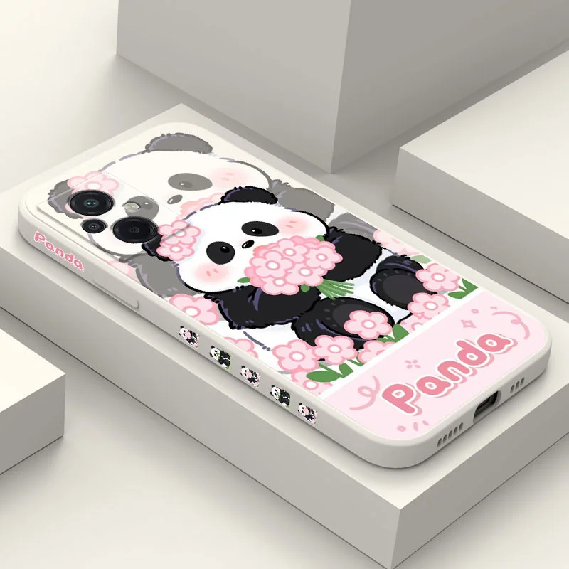 

Panda Baby Phone Case For Xiaomi Poco M6 X6 F6 M5 M5S F5 X5 F4 X4 M4 F3 M3 X3 F2 Pro X2 C40 4G 5G GT NFC Silicone Cover