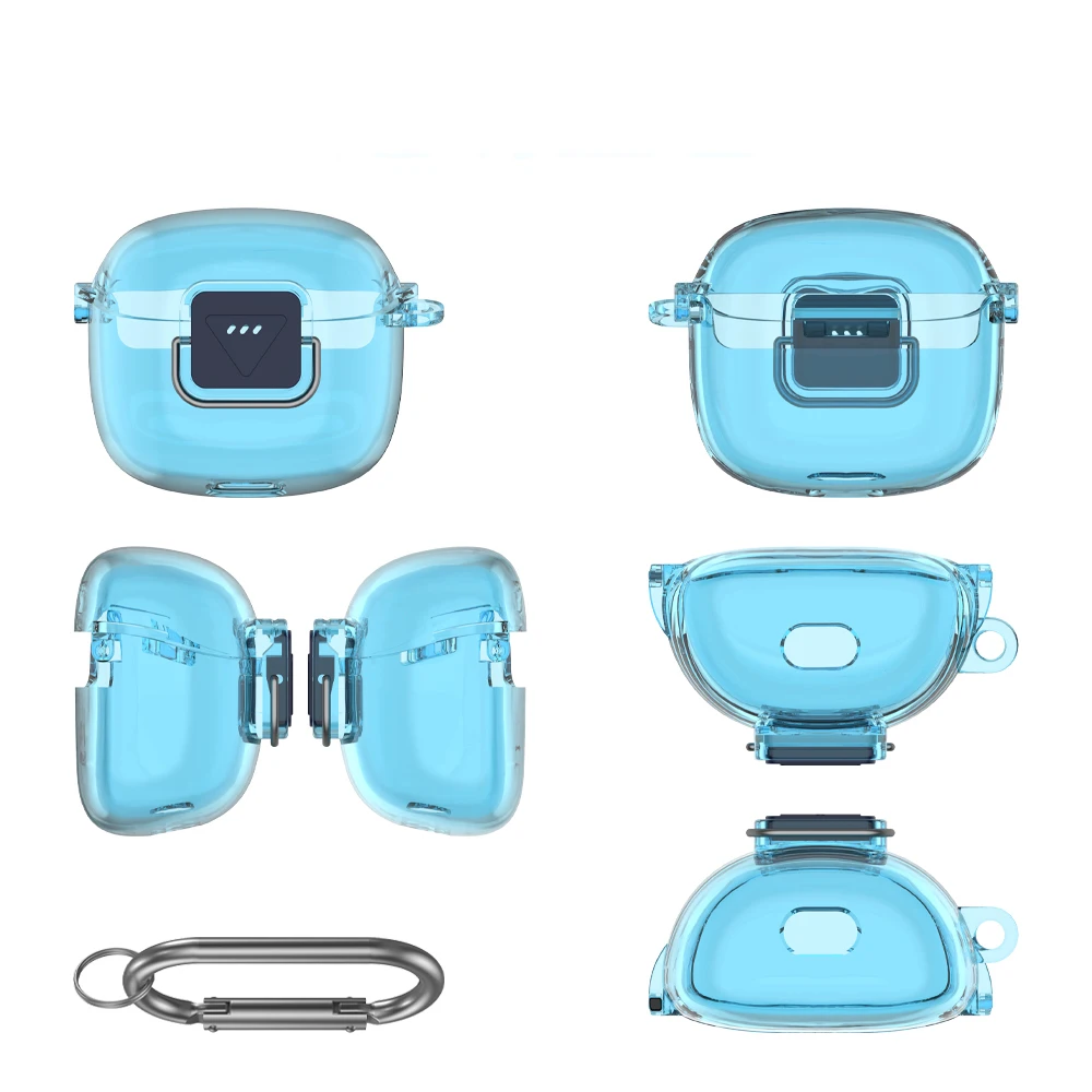 

TPU Protective Case Cover for JBL Tune Flex 2 Wireless Earbuds Soft Protective Case Headphone Box Protective Sleeve Accessories