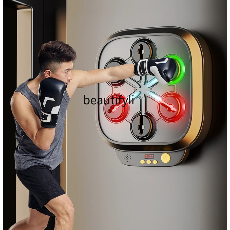 Smart Music Boxing Machine Adult Wall Target Home Sanda Reaction Electronic Training Equipment