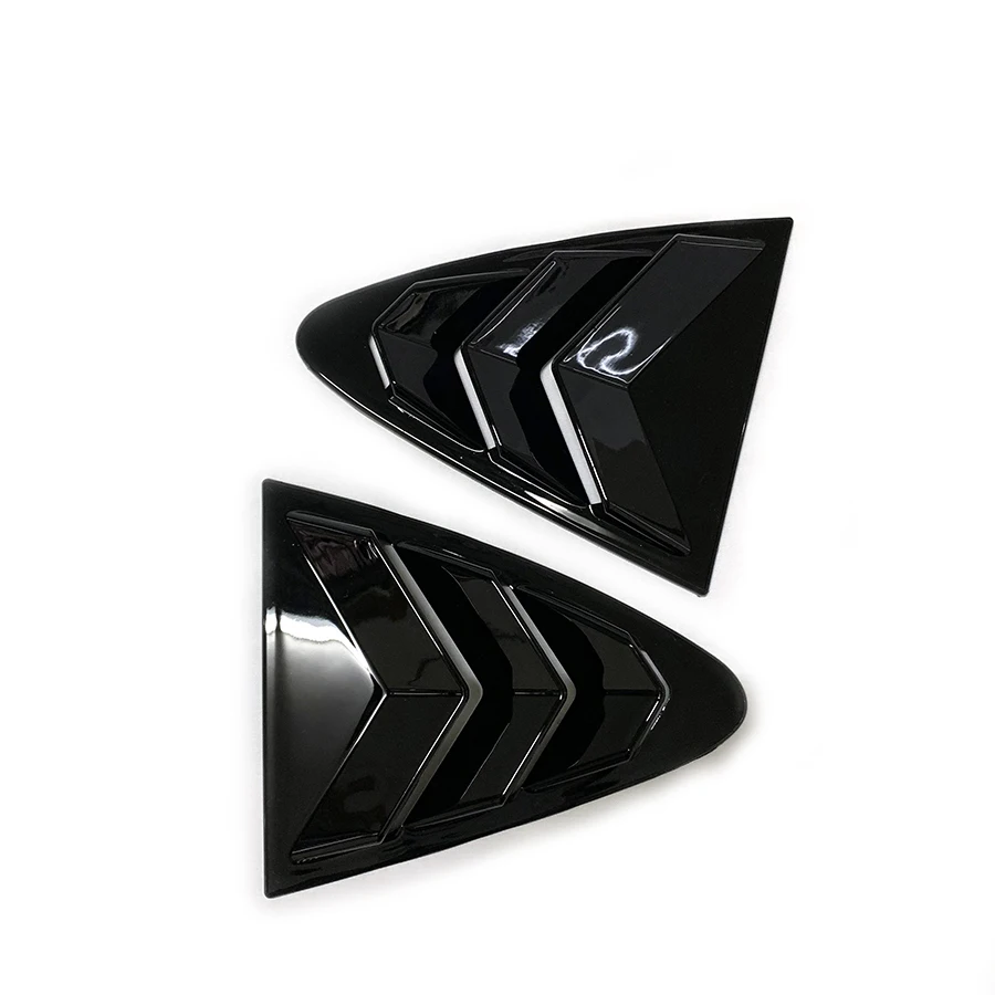 ToypeorWindow Shutter Cover Triangle Shaped ABS Panel For 2017 2018 Cruze Chevrolet Rear Window Louver Vent Trim Accessories