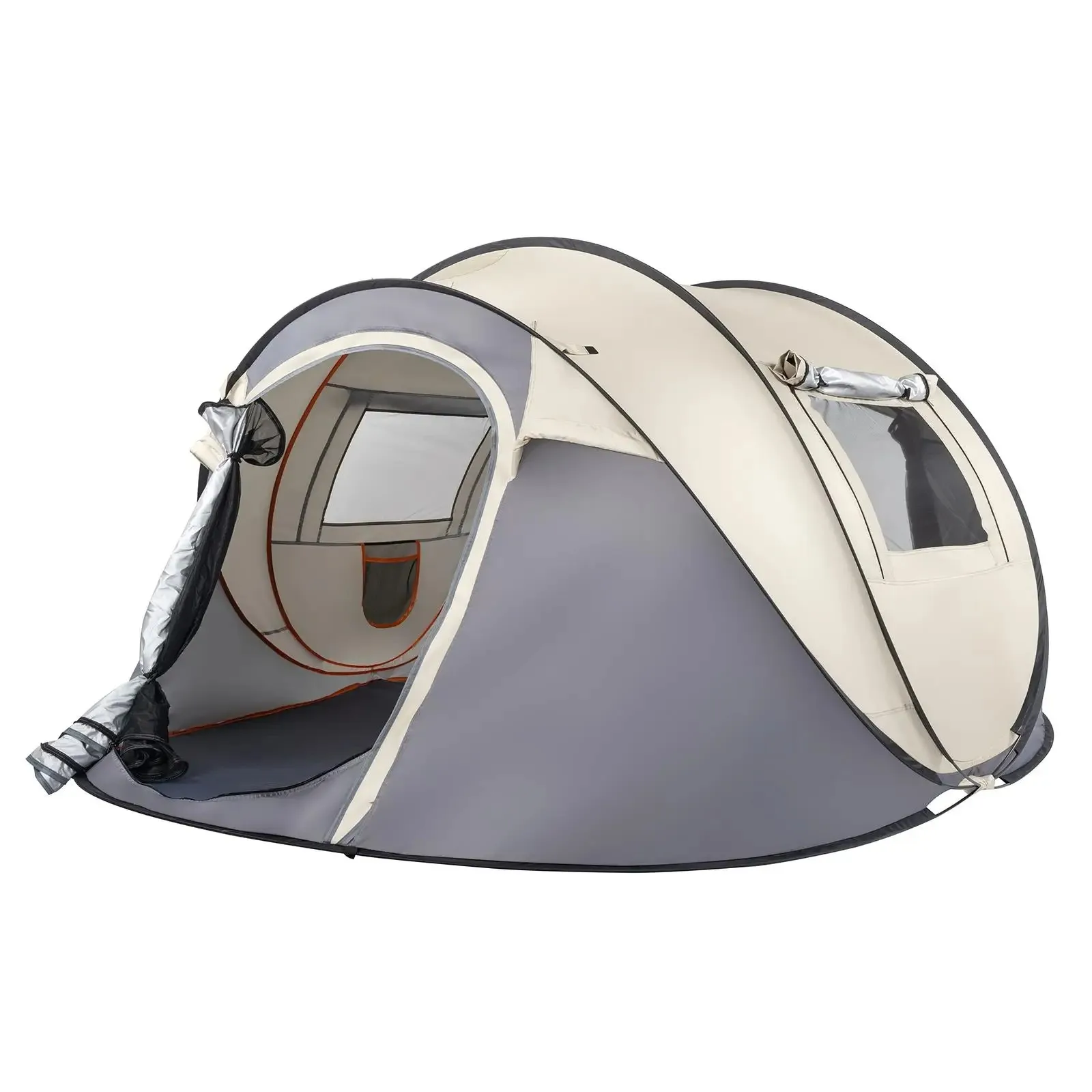 4-Person Pop-Up for camping Tent - Quick Setup for Outdoor Adventures, Hiking, Fishing, Beach & More