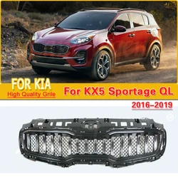 For Kia Kx5 Sportage QL 2016-2019 Top Quality Auto Front Grille Racing Grill Cover Radiator Grille Bumper Grills Mask Trims