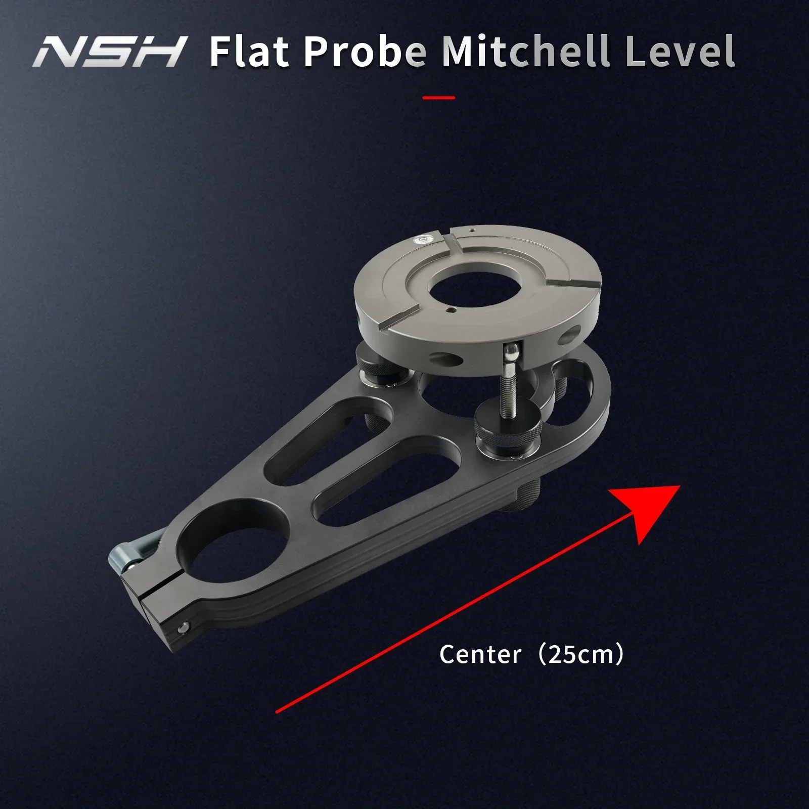 NSH 7" Off-Set Euro To Mitchell 3-Way Leveller Camera Accessories Dolly Bazooka Jibs Crane For Making Film - view 2