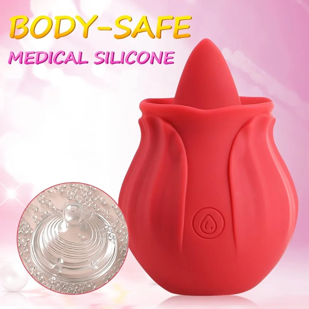 لعق الهزاز للنساء البظر الحلمة محفز مدلك Thrusting دسار 2 في 1 لعبة الجنس للنساء منتجات الجنس الكبار 18 + #1