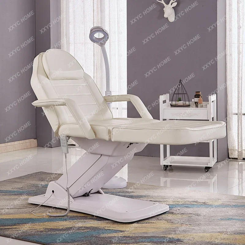 AA Lifting and folding electric beauty bed special waterproof tattoo embroidery body massage physiotherapy massage bed