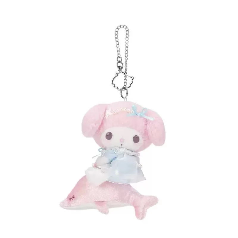 15 cm Sanrio Hello Kitty Kuromi Moonlight Dolphin Series Morbido Peluche Portachiavi Studente Zainetto Decorazione Ragazza Regalo di Halloween
