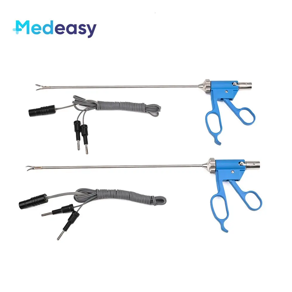Laparoscopic Surgical  Coagulation Blue Maryland Bipolar Forceps,Laparoscopic Bipolar Forceps with Cable