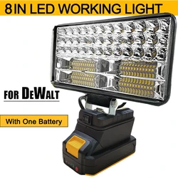 3/4/5/8Inch Led Light Portable Spotlights Cordless Outdoor Work Fishing Handheld Emergency Tool Light Fit Dewalt 20V Battery