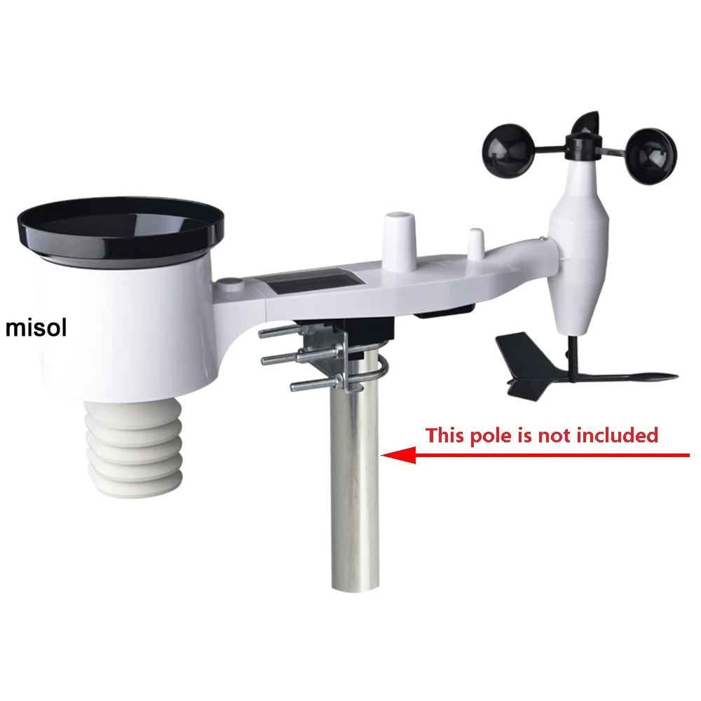 misol buitensensor (reserveonderdeel) voor weerstation (WS2320) draadloos 433Mhz - afbeelding 2