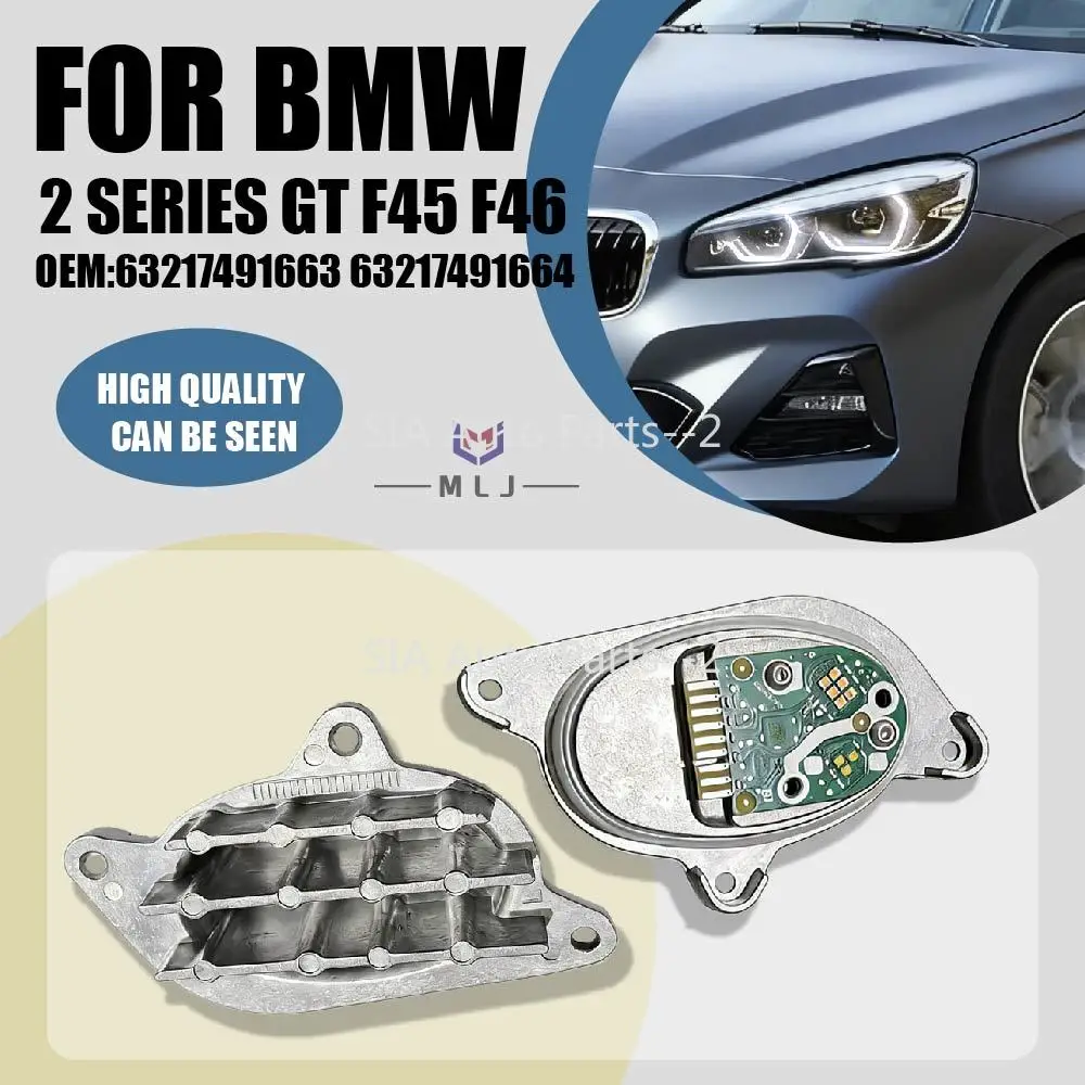 

Для BMW 2 серии GT F45 F46 2017-2019: Модуль LED Angel Eye (OE 63217491663, 63217491664) — блок управления дневными ходовыми огнями