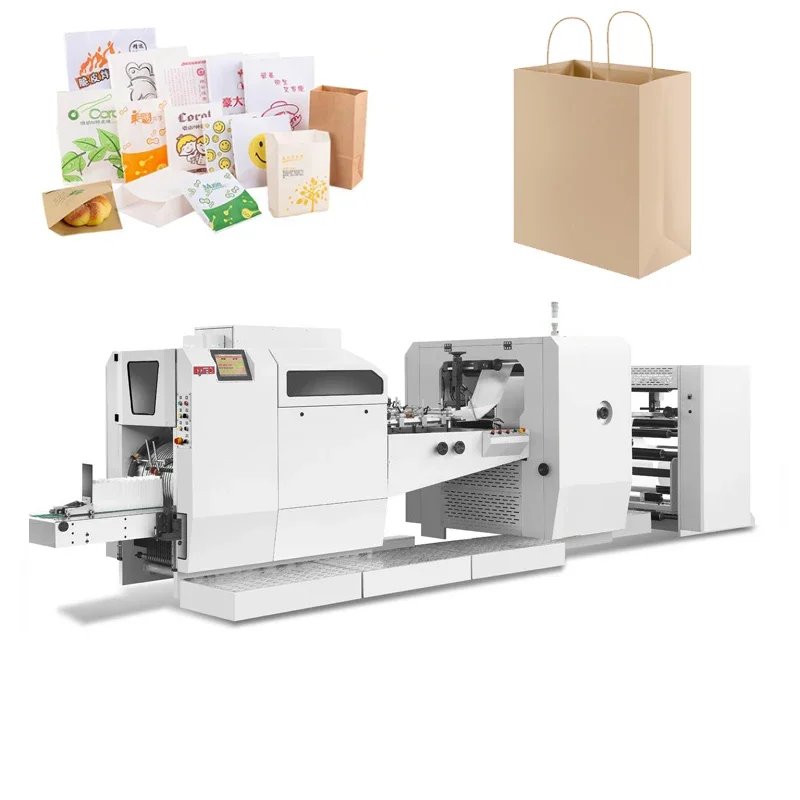 Professional paper bag making machine v shape craft kraft cement paper bag making machine fully automatic