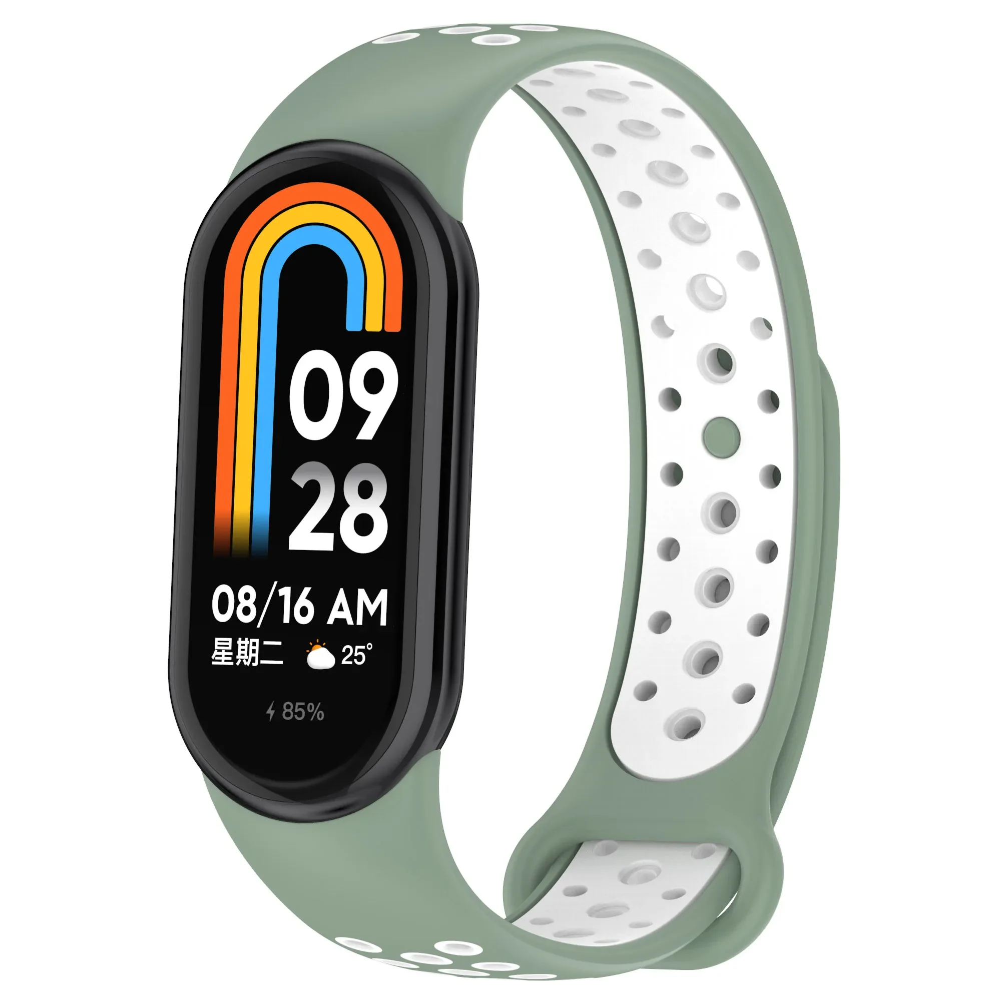 سوار سيليكون لـ Mi Band 8 Strap NFC SmartWatch Accessories معصمه correa لـ Xiaomi MiBand 8 Sport Strap Watch band