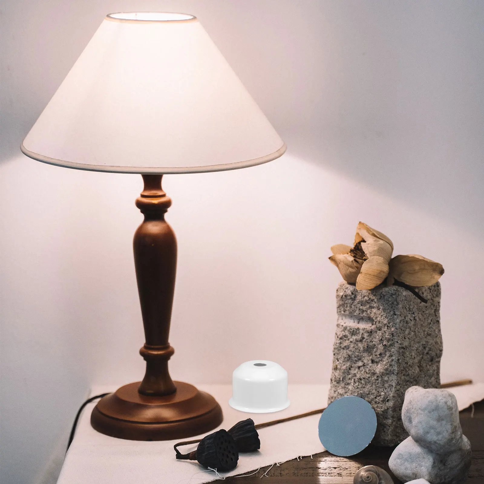 

3Pcs Modern Metal Lamp Bases Lamp Cup Holder DIY Finial Replacement for Table Desk Light Decor Ceiling Socket Base