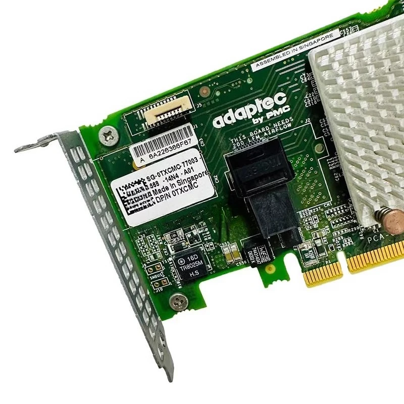 أجزاء لبطاقة الصفيف Adaptec ASR8405 12 جيجابايت/ثانية SAS SATA raid5 الأصلية 8805 8885