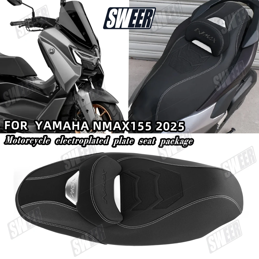 

Motorcycle Seat Cushion Compatible With YAMAHA NMAX155 2025 Modified Waist Design Waterproof Comfortable Anti Slip Seat Pad